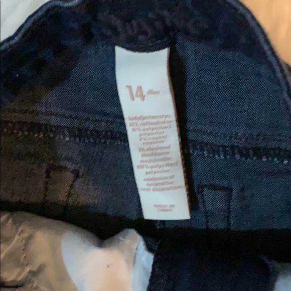 Girls Blue jean sequin mermaid shorts - Picture 3 of 4